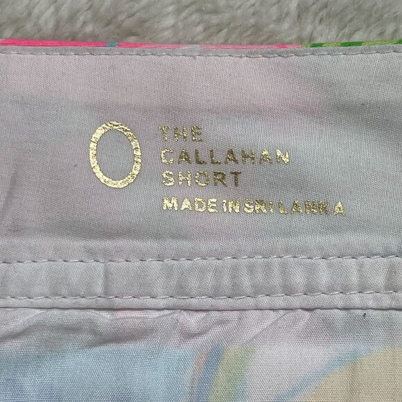 Lilly Pulitzer #19277 Women's Pink Green Callahan Floral Shorts Size 0 - Picture 5 of 8